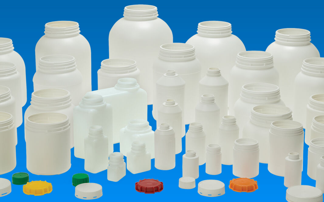 Range of stock bottles