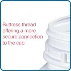 Wide Mouth buttress thread for strong seal